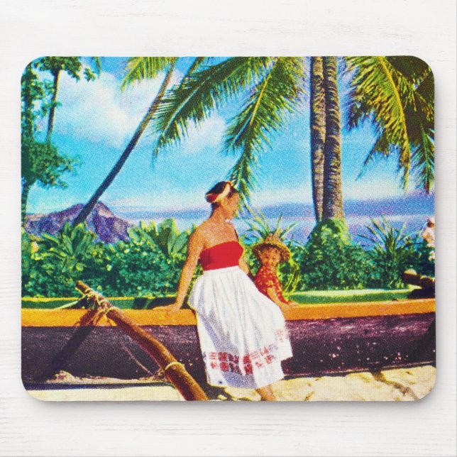 Vintage Hawaii Vacation Musmatta (Framsidan)