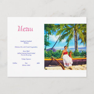 Vintage Hawaii Vacation Vykort