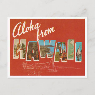 Vintage Hawaii Vykort