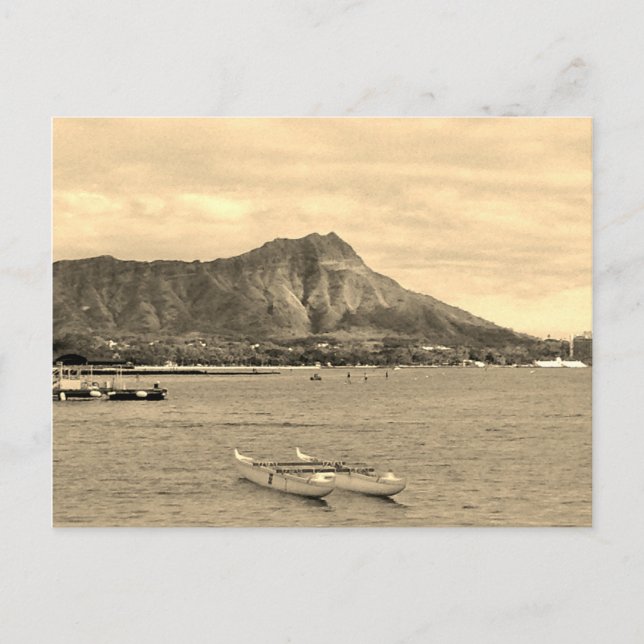 Vintage Hawaii Vykort (Framsida)