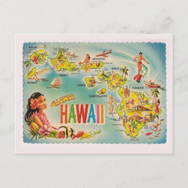 Vintage Hawaiian Postcard Vykort