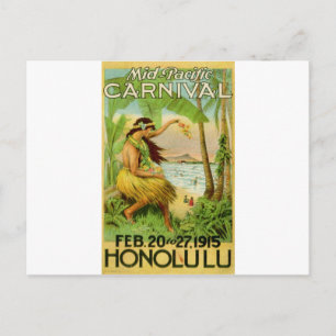 Vintage Hawaiian Travel Vykort