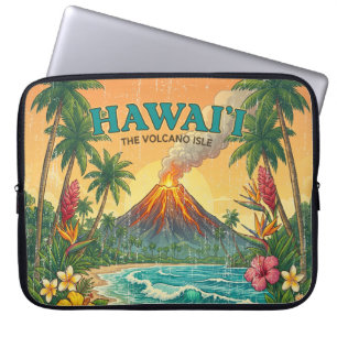 Vintage hawaiianska resposter - Hawaii våtdräkt Laptop Fodral