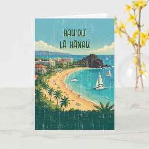 Vintage hawaiianska resposter - Maui Kort