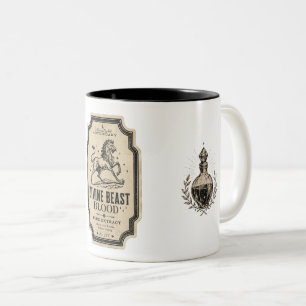 Vintage Häxapotek Potionsetikett Kaffemugg