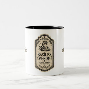 Vintage Häxapotek Potionsetikett Kaffemugg