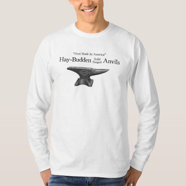Vintage Hay-Budden Anvil T Shirt (Framsida)