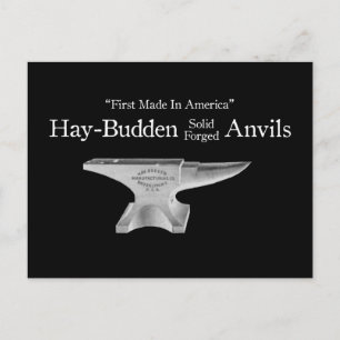 Vintage Hay-Budden Anvil Vykort