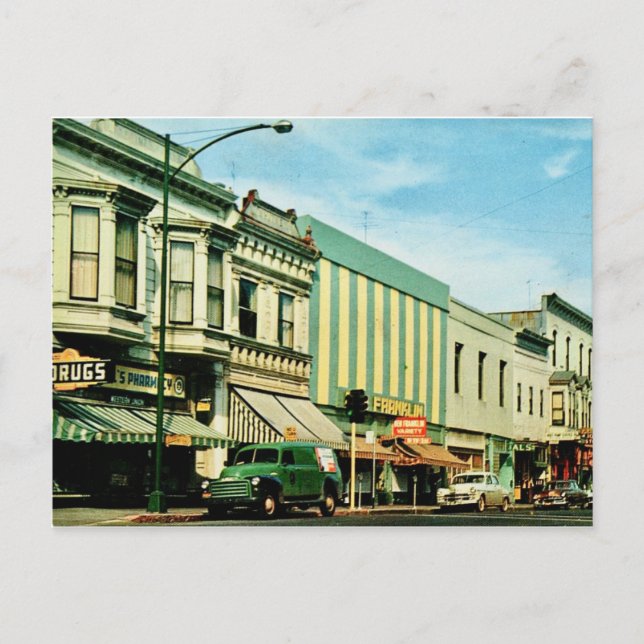Vintage Healdsburg Kalifornien  Vykort (Framsida)
