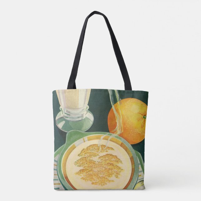 Vintage Health Mat, Beverages, Healthy Breakfast Tygkasse (Baksida)