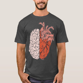 Vintage Heart Anatomy T Shirt