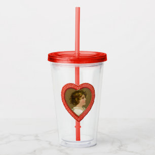 Vintage Heart Take Away Mugg