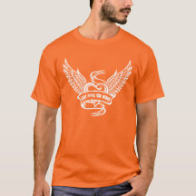 Vintage Heart With Wings