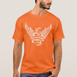 Vintage Heart With Wings T Shirt