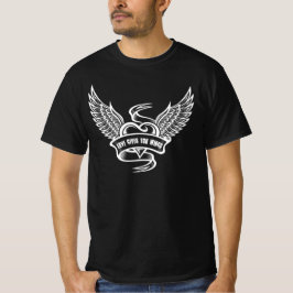 Vintage Heart With Wings T Shirt