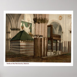 Vintage Hebron poster - Gammal testamentets Heliga