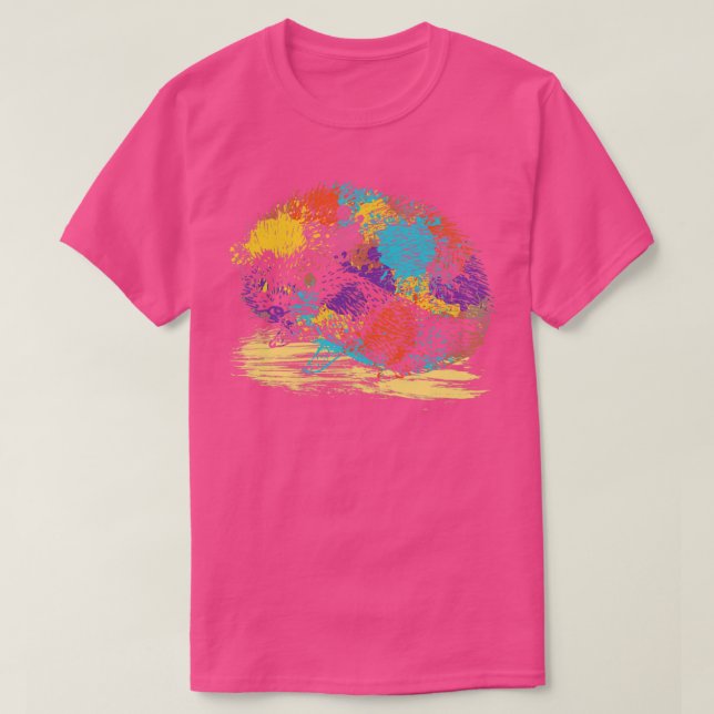 Vintage Hedgehog T Shirt (Design framsida)