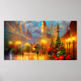 Vintage Helgdag art gammal Poster