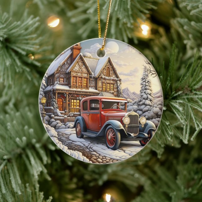 Vintage Helgdag - julprydnad Julgransprydnad Keramik (Träd)