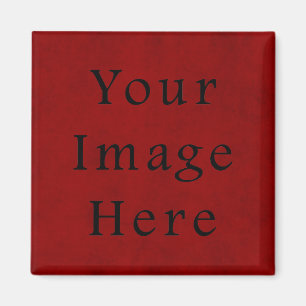 Vintage Helgdag  Red Parchment Papprare Magnet