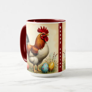 Vintage Helgdag Trendig Påsk-samling Mugg