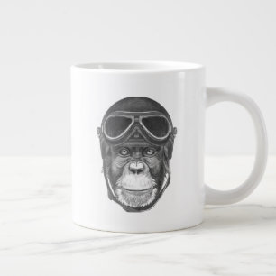 Vintage Helmet Chimpans Jumbo Mugg