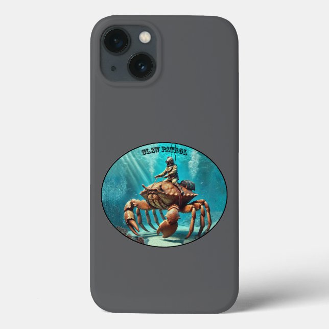 Vintage Helmet Diver Riding a Giant Crab URM (Baksida)