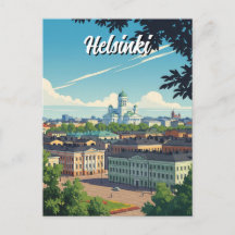 Vintage Helsingfors Finlands resa