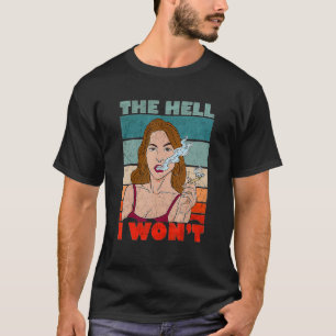 Vintage helvetet jag inte vill vinna t shirt