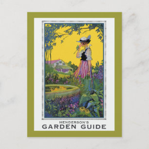 Vintage Henderson Garden Guide Vykort