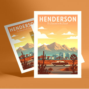 Vintage Henderson Nevada Vykort