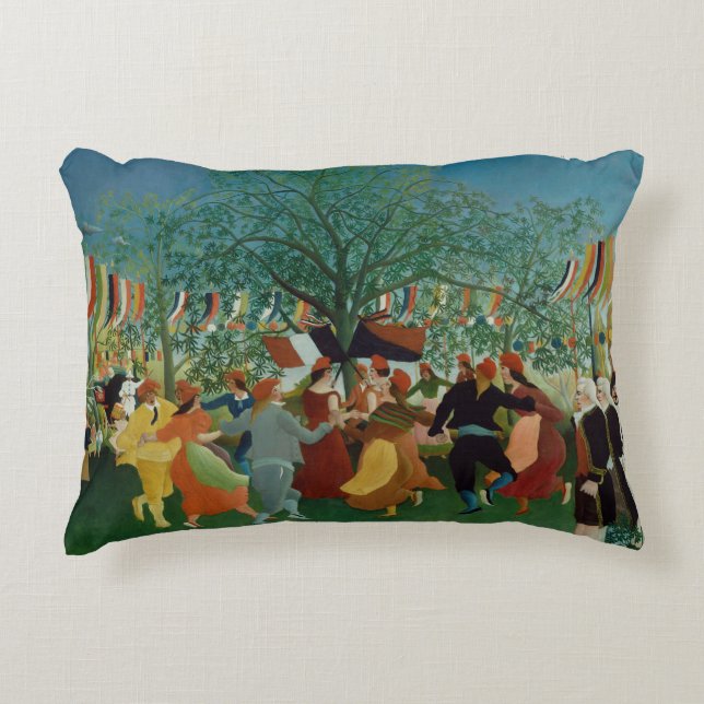 Vintage Henri Rousseau Centennial of Independence Prydnadskudde (Framsidan)