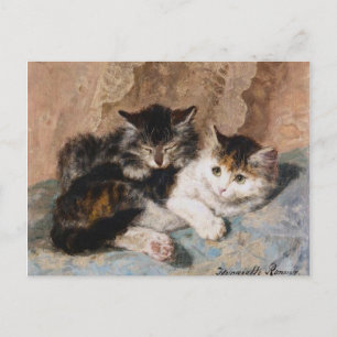 Vintage Henriette Ronner-Knip Best of Friends Vykort