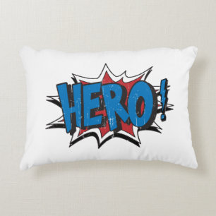 Vintage Hero Art Graphic Toppen Heroes Art Prydnadskudde
