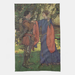 Vintage Hero Prince Knight Shining Armor Princess Kökshandduk