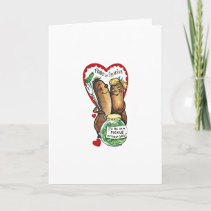 Vintage Hett Hund Valentine Helgkort