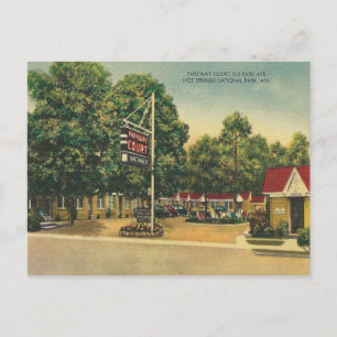 Vintage Hett Vår Arkansas Vykort