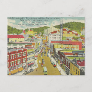 Vintage Hett Vår Arkansas Vykort