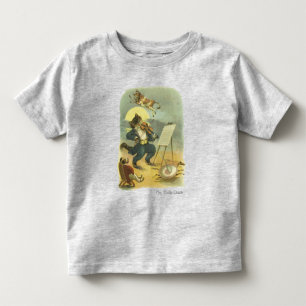 Vintage Hey Diddle Diddle Barnkammar Rim Återställ T Shirt