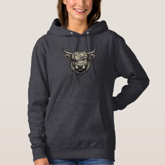 Vintage Highland Ko Merry Christmas Tröja_1 T Shirt