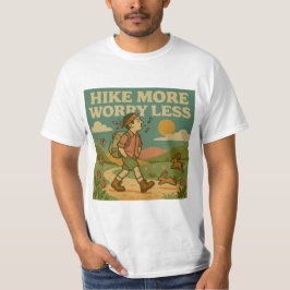 Vintage Hiking & Natur Älskare T-Shirt