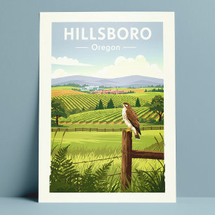 Vintage Hillsboro Oregon Vykort