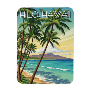 Vintage Hilo Hawaii Resa Magnet