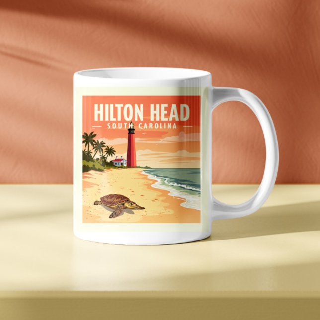Vintage Hilton Head South Carolina Kaffemugg (Skapare uppladdad)