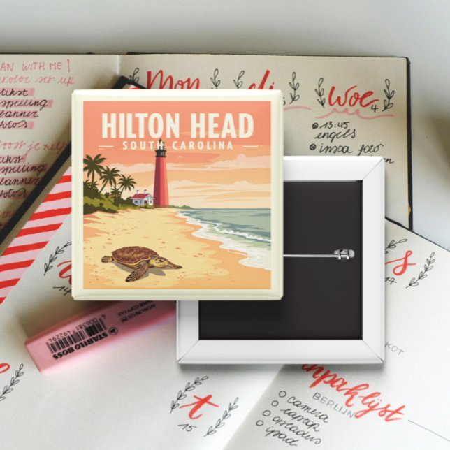 Vintage Hilton Head South Carolina Knapp (Skapare uppladdad)