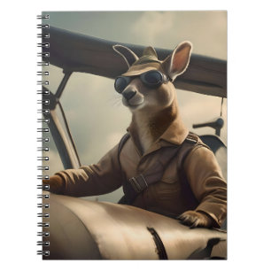 "Vintage Himmel: Kangaroopiloten i gamla Flygplan Anteckningsbok