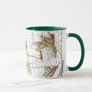 Vintage Himmel Karta Konstellation of Hercules Mugg