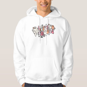 Vintage Hippie Halloween Ghost Shirts for Women Pe Hoodie