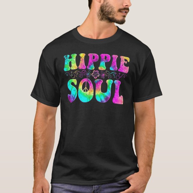 Vintage Hippie Soul T Shirt (Framsida)