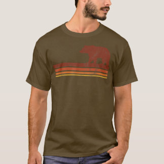 Vintage Hipster Boho Bear California Mens Womens T T Shirt